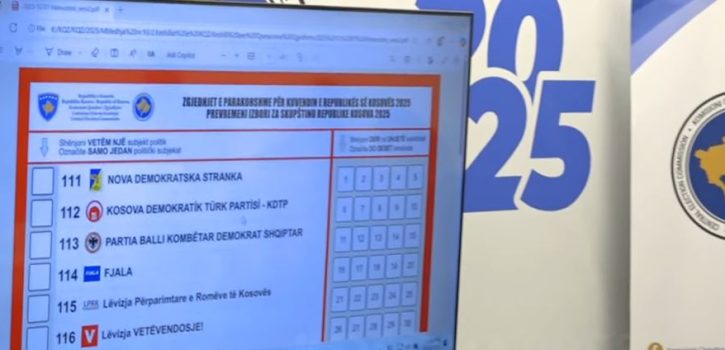 Miratohet dizajni i fletëvotimeve brenda Kosovës