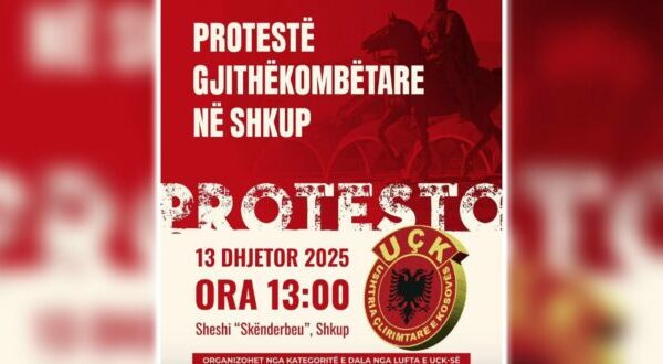 OVL-UÇK i përgjigjet Mickoskit: Protesta e 13 dhjetorit është paqësore, dramatizimi politik i panevojshëm