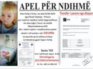 Apel për ndihmë: Dyvjeçarja nga Prizreni, Klea Arifaj, ka nevojë për trajtim urgjent jashtë vendit