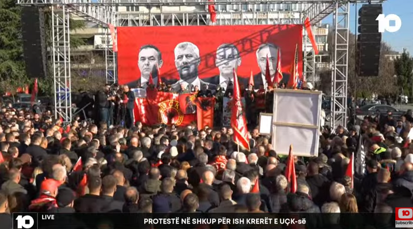 OVL-UÇK falënderon qytetarët për pjesëmarrjen në protestën e Shkupit