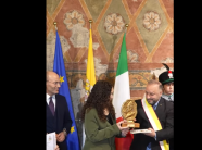 Presidentja Osmani nderohet me Çmimin Bonifacio VIII në qytetin e Papëve