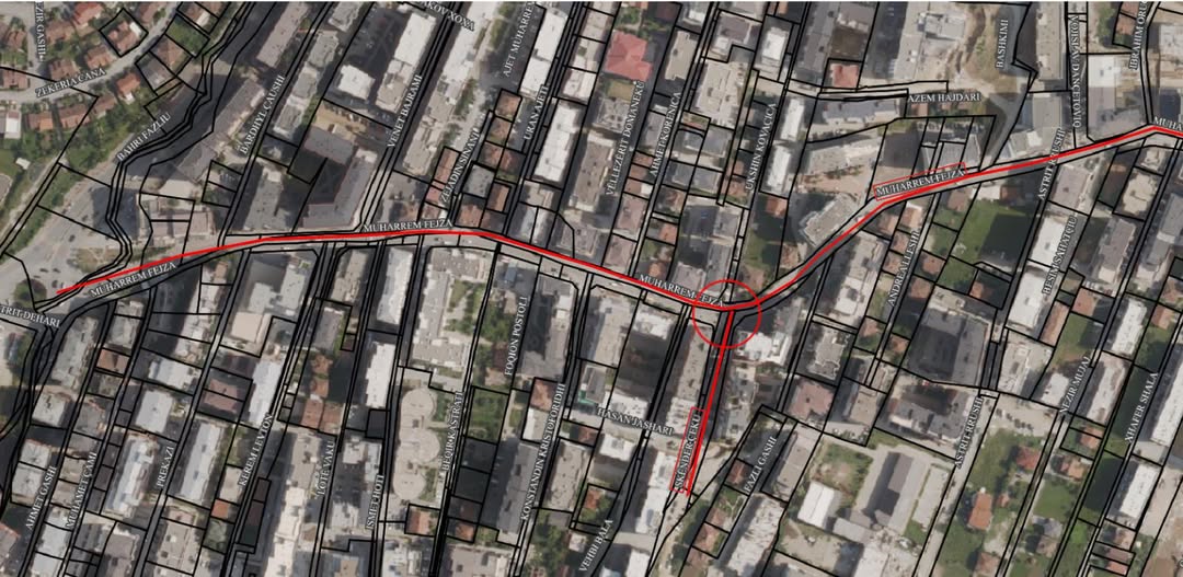 Punime në terren, Komuna e Prishtinës njofton mbylljen e përkohshme të rrugës “Muharrem Fejza”