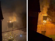 Digjet trafostacioni pranë fushës së futbollit në Klinë, raportohet se ka rrezik për shtëpitë afër