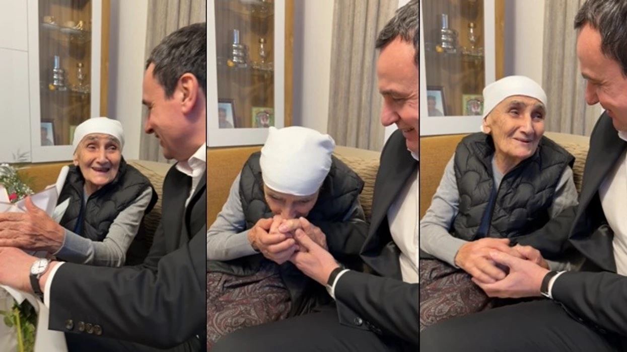 “T’kom djalë vallahi” – takim i veçantë i Kurtit me loken Xhemile që frymëzoi sloganin “Mos lësho pe”