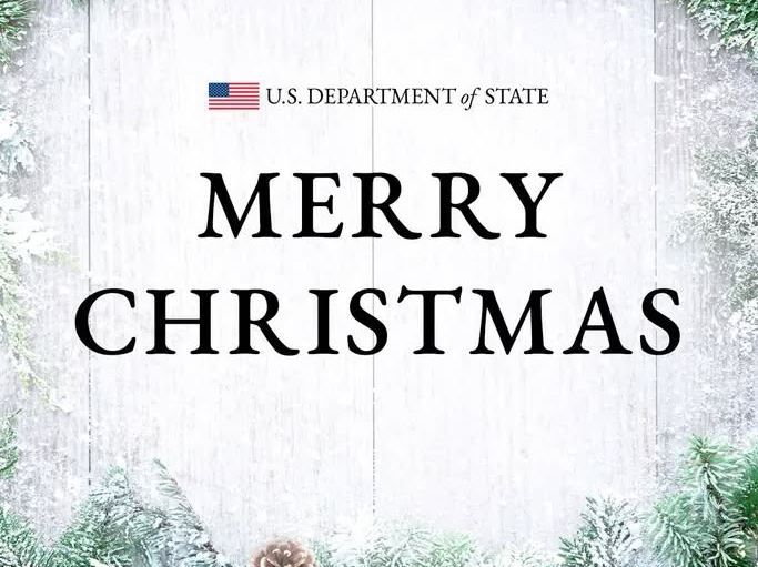 Ambasada amerikane në Kosovë: Krishtlindje të gëzuara për të gjithë ata që festojnë