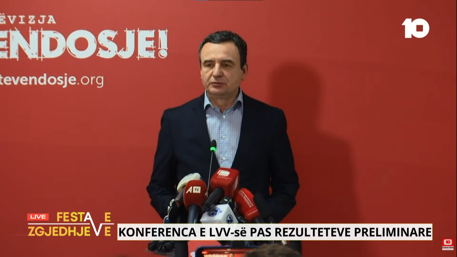 Pasi VV doli e para në rezultatet preliminare, Kurti fton partitë tjera për bashkëpunim në Kuvend