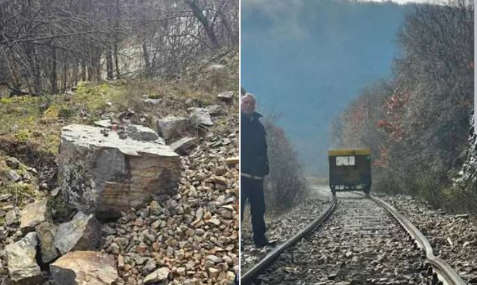 Rrëshqasin gurët, sot s’ka qarkullim të trenit Klinë – Prishtinë