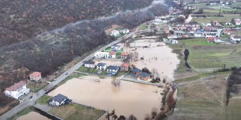 Pamje nga droni – Situata pas shirave të rrëmbyeshëm në Semetisht të Suharekës