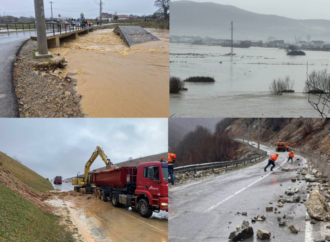 “Rrëshqitje dheu, dëmtime në ura”, Policia del me apel për shoferët pas situatës me vërshimet