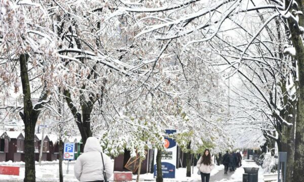 Nis depërtimi i masave të ftohta ajrore me origjinë polare, reshje bore gati në gjithë Kosovën
