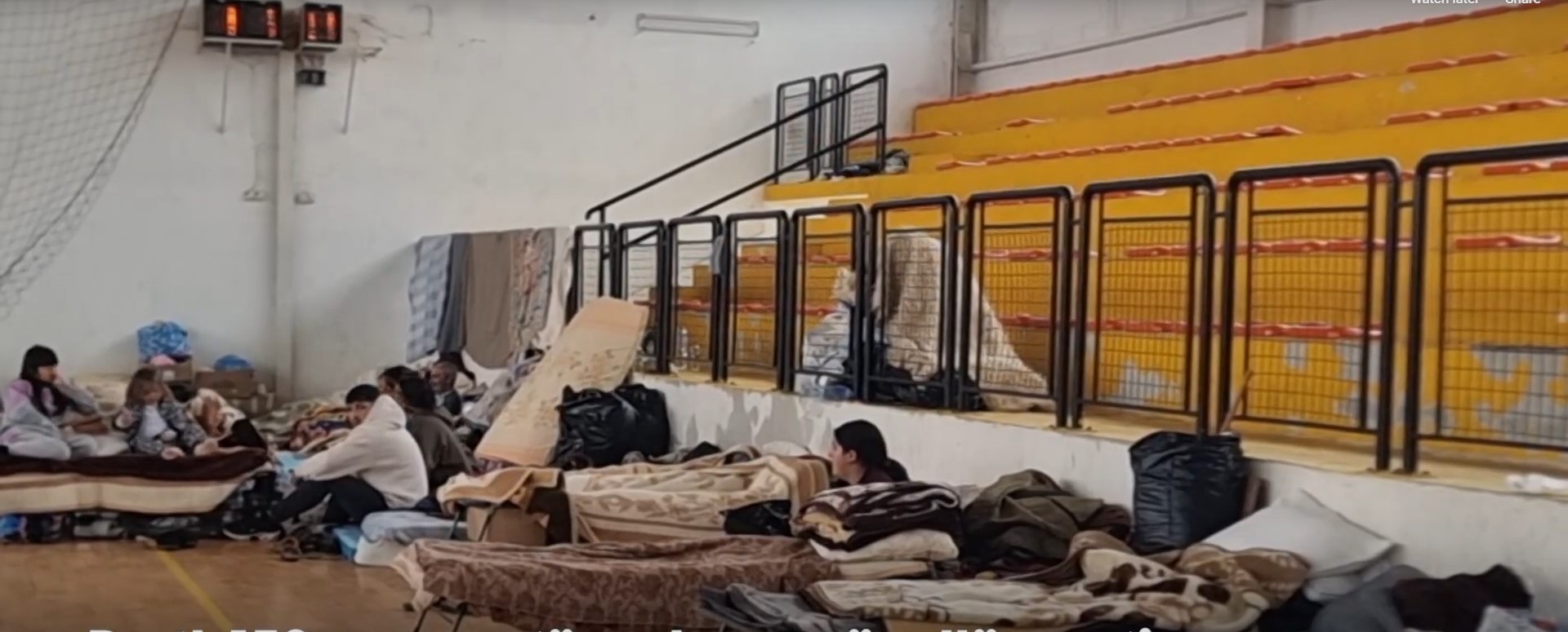 Maqedoni e Veriut: Rreth 150 persona të evakuuar në sallë sporti! Kryqi i Kuq në shërbim dhe kujdes të të prekurve