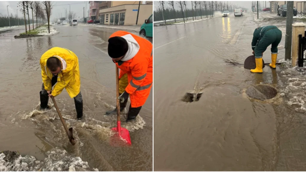 Intervenime në Obiliq për menaxhimin e pasojave nga moti i rëndë
