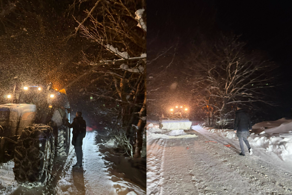 Vërshime në qytet, borë në male – Faton Peci monitoron situatën në Shalë të Bajgorës
