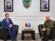Zëvendësambasadori gjerman, Christian Bottcher takohet me Bashkim Jasharin, flasin për të ardhmen e FSK-së