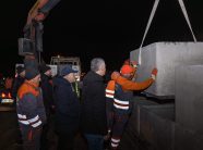 Durmishi mbikëqyr punimet e sanimit emergjent në “Ibrahim Rugova” pas rrëshqitjes së shkaktuar nga reshjet e shiut