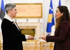 Osmani pranon letrat kredenciale të ambasadores së re të Estonisë