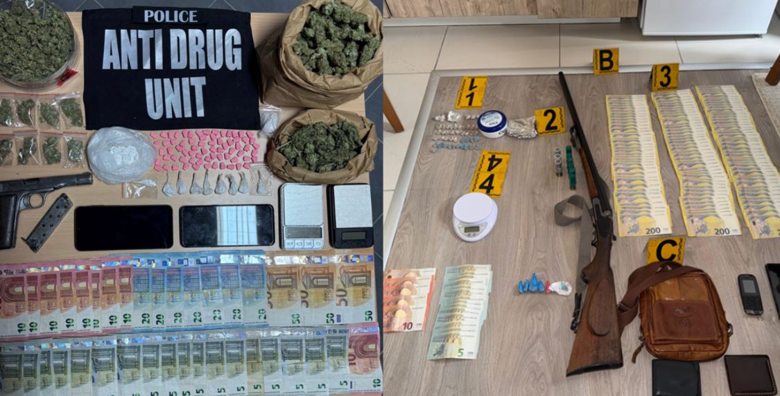 “Pinku” dhe “Dora e Kapur” çojnë në pranga 4 të dyshuar, konfiskohen drogë dhe mbi 25 mijë euro