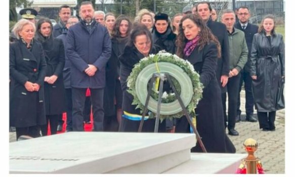 osmani:-presidenti-rugova-e-beri-bashke-gjithe-popullin-rreth-kauzes-per-liri,-pavaresi-dhe-demokraci