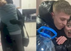 shpetoi-nga-kampet-e-sirise,-perqafimi-i-pare-i-eva-dumanit-me-nenen-dhe-vellain-ne-shqiperi