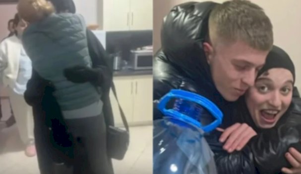 shpetoi-nga-kampet-e-sirise,-perqafimi-i-pare-i-eva-dumanit-me-nenen-dhe-vellain-ne-shqiperi