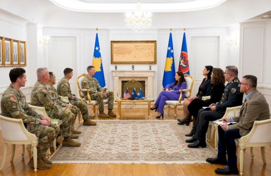 Osmani  Prania e SHBA së në kuadër të KFOR it jetike për Kosovën