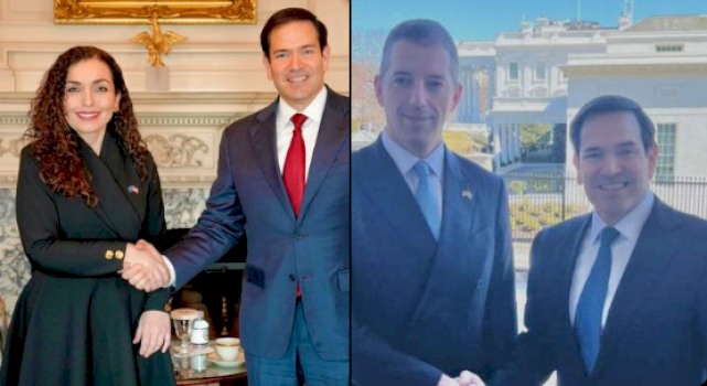 zoteria-i-pare:-osmani-u-prit-ne-zyre-nga-rubio,-gjuriq-priti-ne-radhe-per-nje-foto-ne-korridor