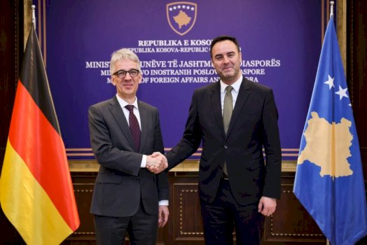 konjufca-pret-ambasadorin-gjerman,-flasin-per-dialogun-dhe-bashkepunimin-ekonomik