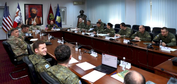 Agjutanti i Gardës Kombëtare të Ajovës përfundon vizitën në FSK  vlerëson rolin e saj