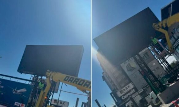 nis-aksioni-per-largimin-e-ekraneve-pa-leje-ne-prishtine,-perparim-rama-ndan-pamje