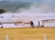 aeroplani-i-aviokompanise-kroate-del-nga-pista-ne-split-dhe-godet-nje-tabele,-brenda-fluturakes-gjendeshin-130-pasagjere