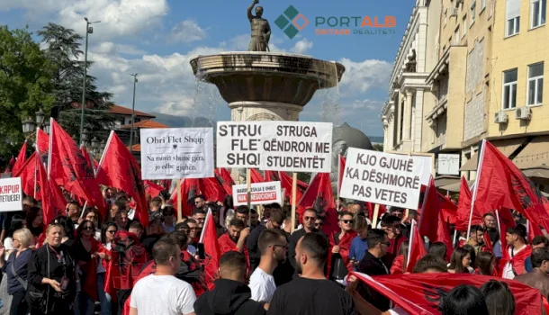 studentet-ne-shkup-mesazh-ministrise-se-drejtesise:-mos-e-trajtoni-kete-ceshtje-me-arrogance,-sa-me-shume-qe-injorohemi,-me-shume-do-te-rritet-revolta