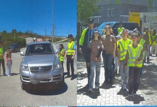 Policia në Shtime edukon nxënësit për siguri në trafik: Projekt i suksesshëm me aktivitete teorike dhe praktike 