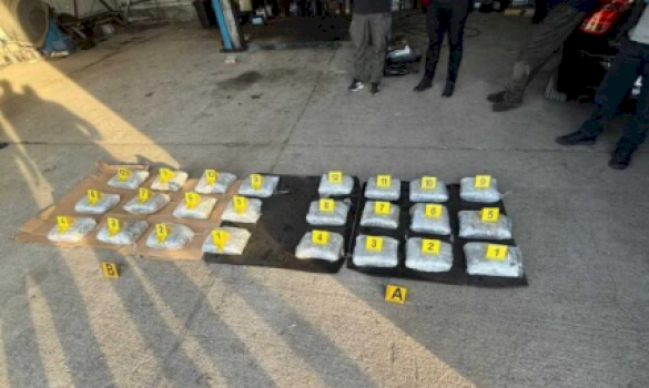 policia-arreston-nje-shtetas-te-serbise-dhe-dy-te-malit-te-zi,-konfiskon-mbi-25-kg-marihuane