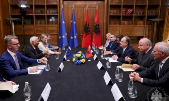 begaj-takohet-me-presidentin-e-keshillit-evropia:-shqiperia,-mirenjohese-per-mbeshtetjen-e-fuqishme