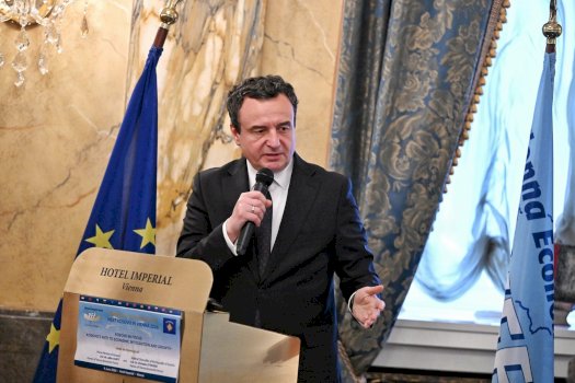 Ekonomia e Kosovës në rritje: Kurti në Forumin Ekonomik të Vjenës 2026 thekson integrimin dhe investimet 