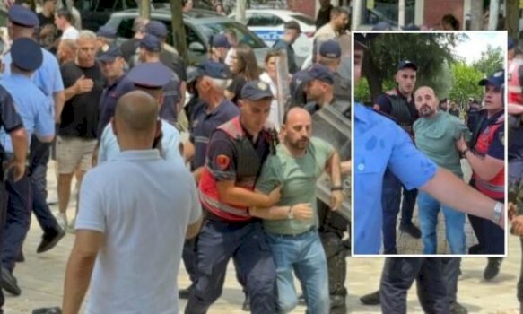perplasja-me-policine-para-kuvendit,-dalin-pamjet-e-arrestimit-te-dritan-goxhaj