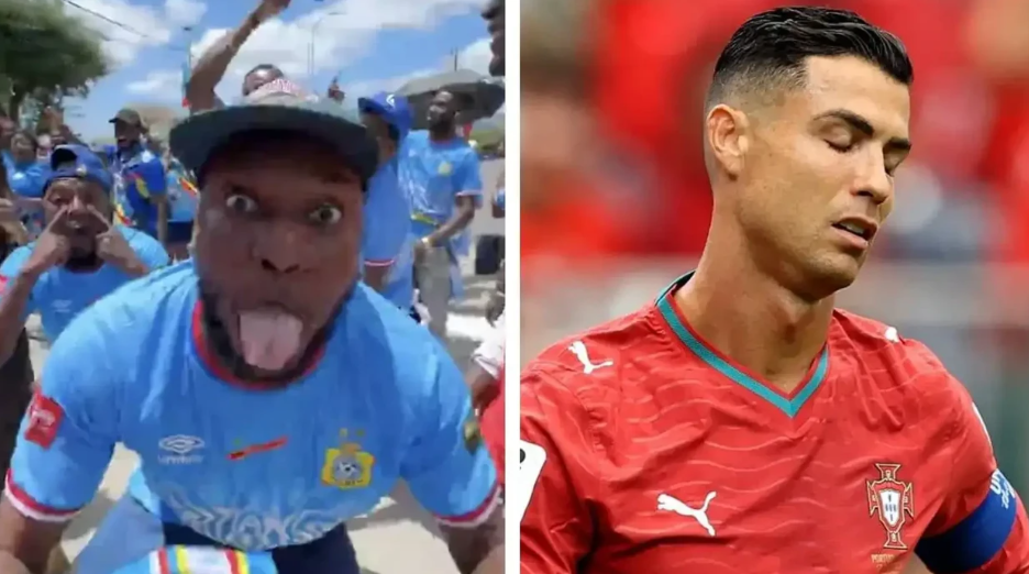 Ronaldo nën sulm: Tifozët e Kongos festojnë barazimin duke e tallur me "Siuu" 