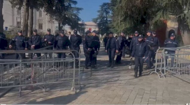 perplasje-ne-protesten-para-kuvendit-te-shqiperise,-10-police-te-lenduar