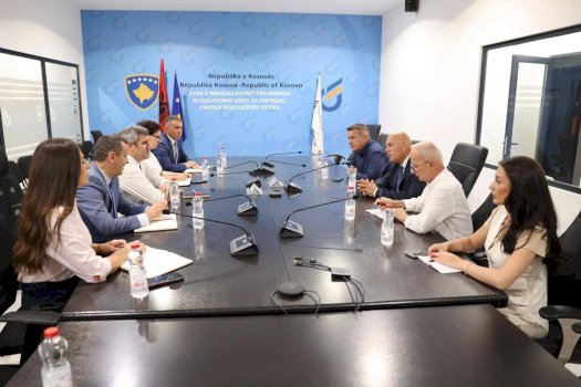 Ardian Gjini diskuton me Kryesuesin e Bordit të ZRRE së për projektet strategjike në sektorin e energjisë