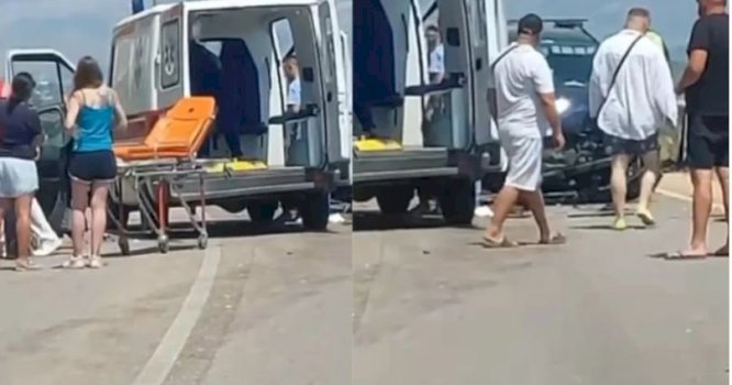 tri-automjete-perplasen-ne-rrugen-sarande-ksamil,-raportohet-per-te-lenduar