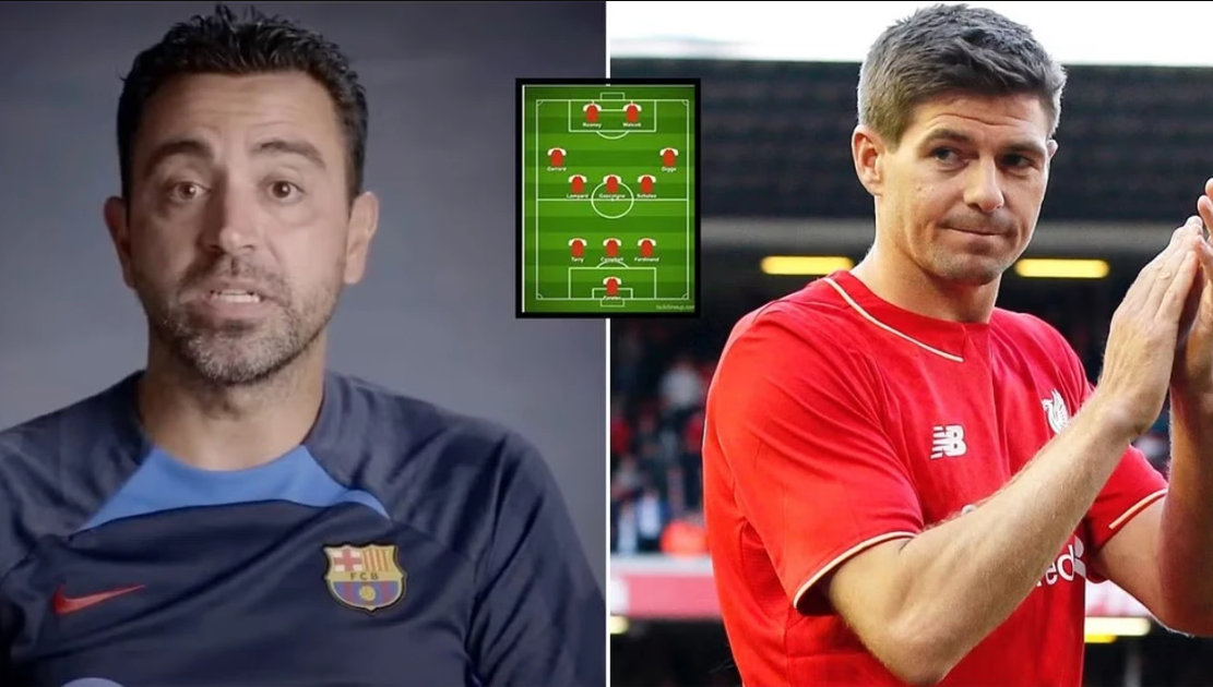 Xavi zgjodhi formacionin e tij ideal të të gjitha kohërave me lojtarë britanikë dhe pati disa befasi të mëdha në 11-she